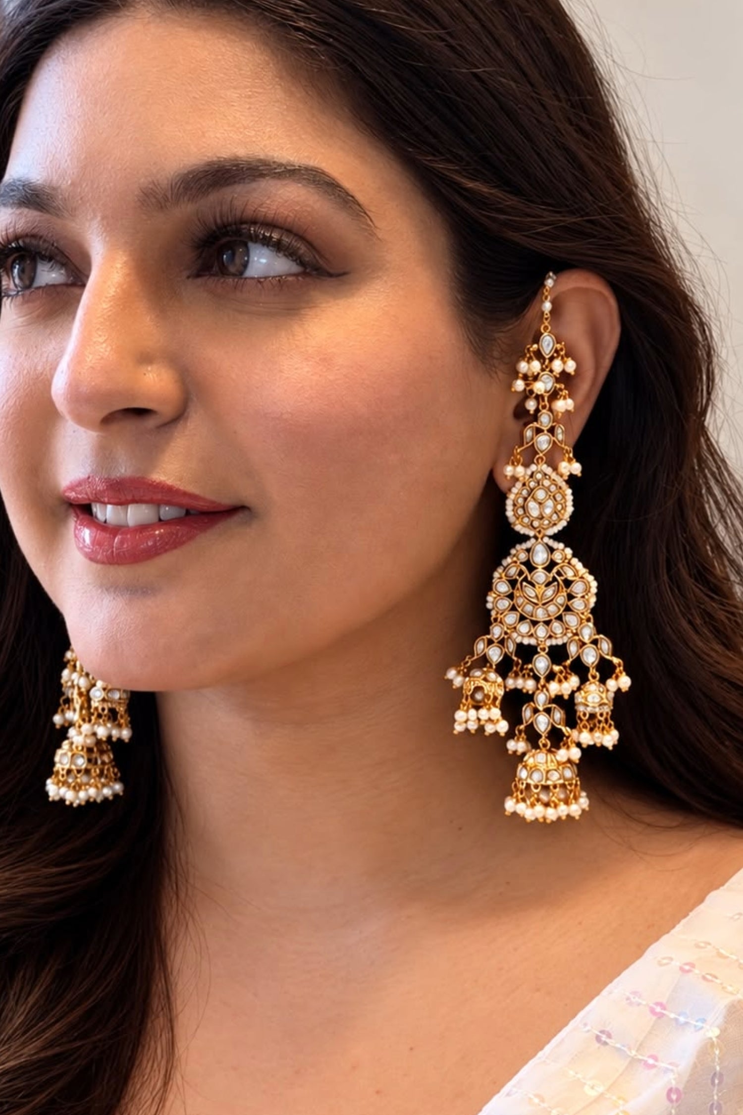 Preiti Polki Kundan Earrings