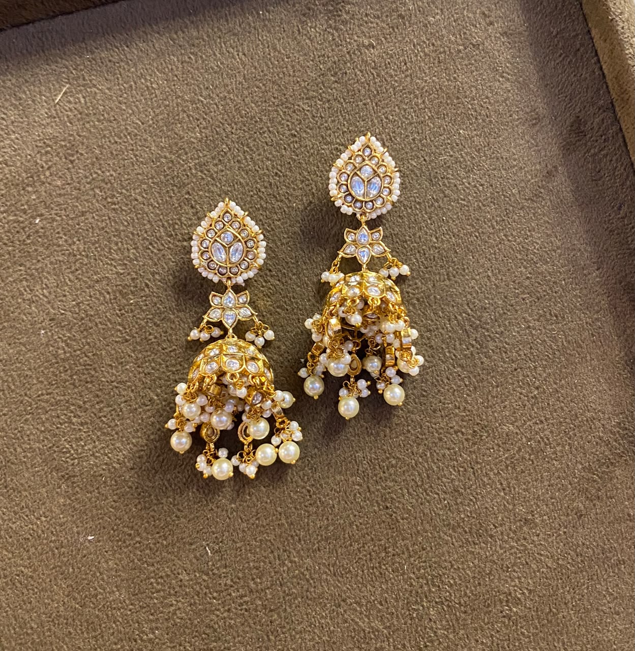 Zariya Polki Kundan Jhumki