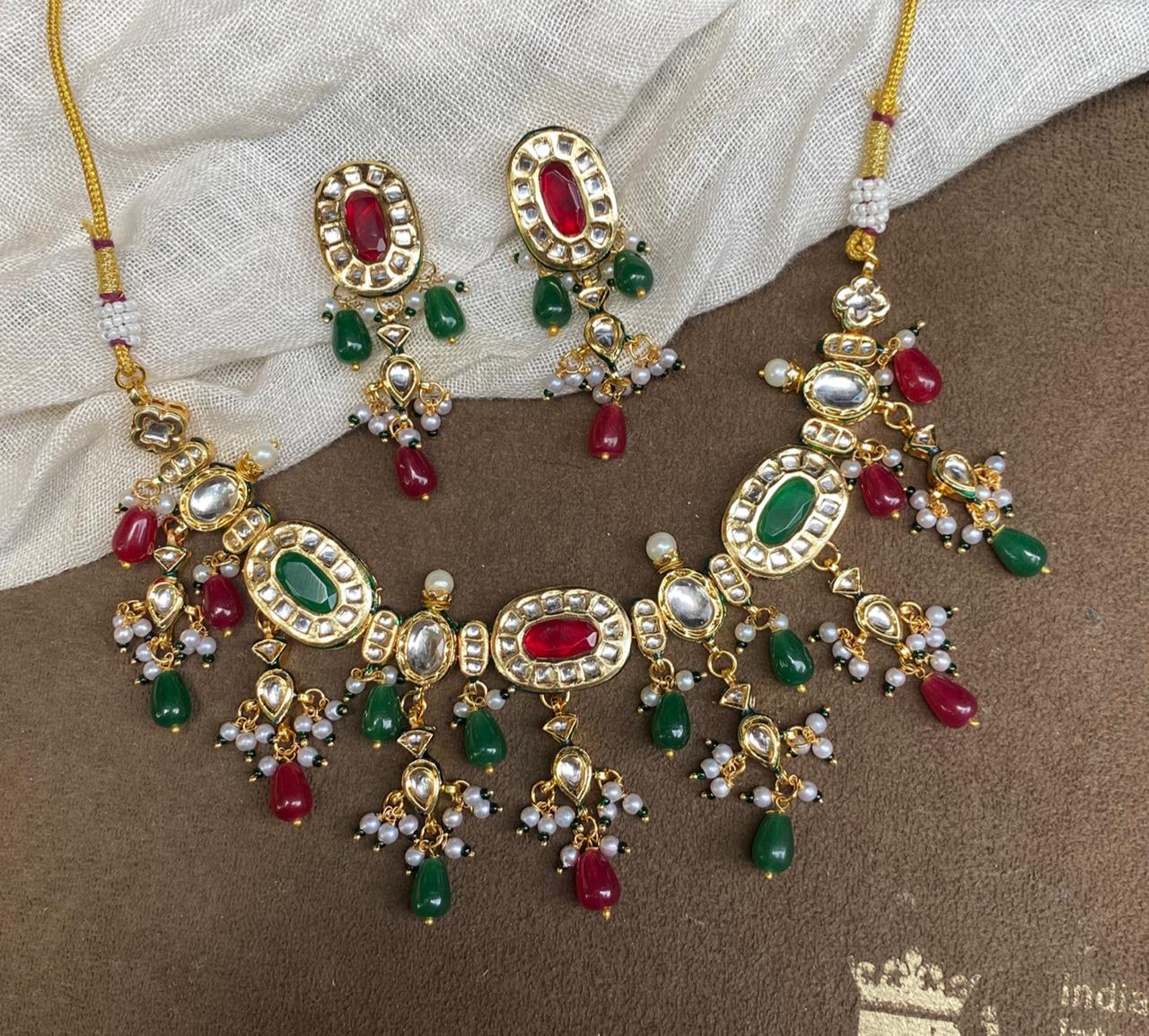 Zayla Kundan Necklace Set