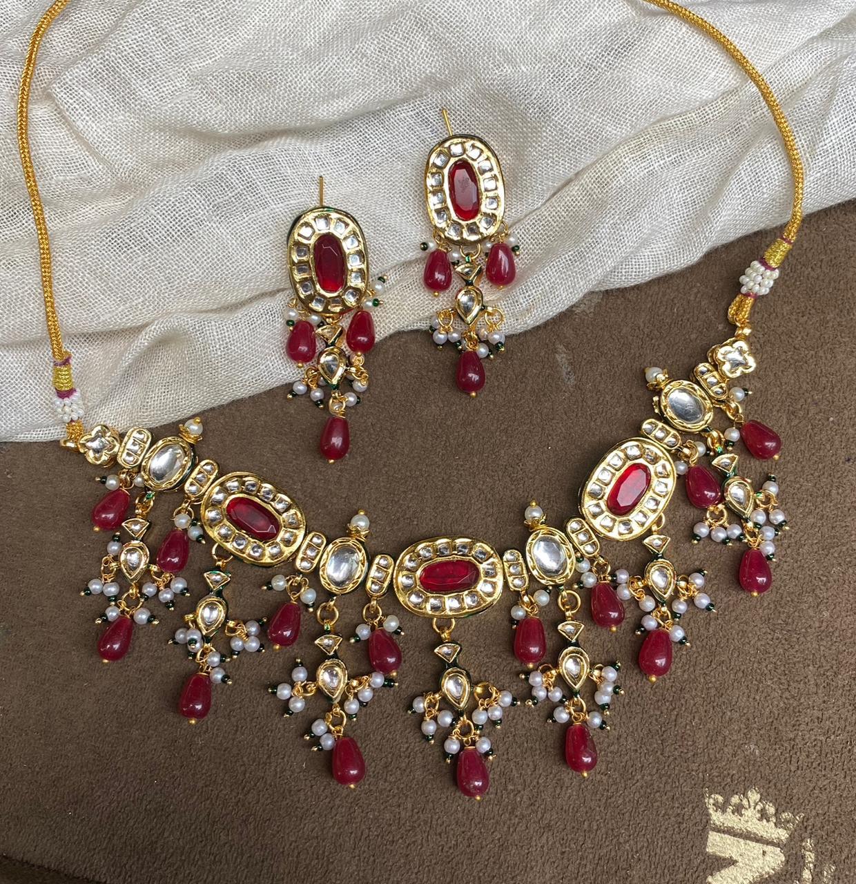 Zayla Kundan Necklace Set