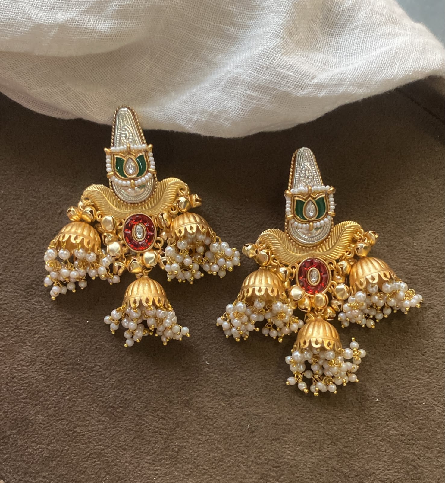 Tanaz Gold Plated Earrings