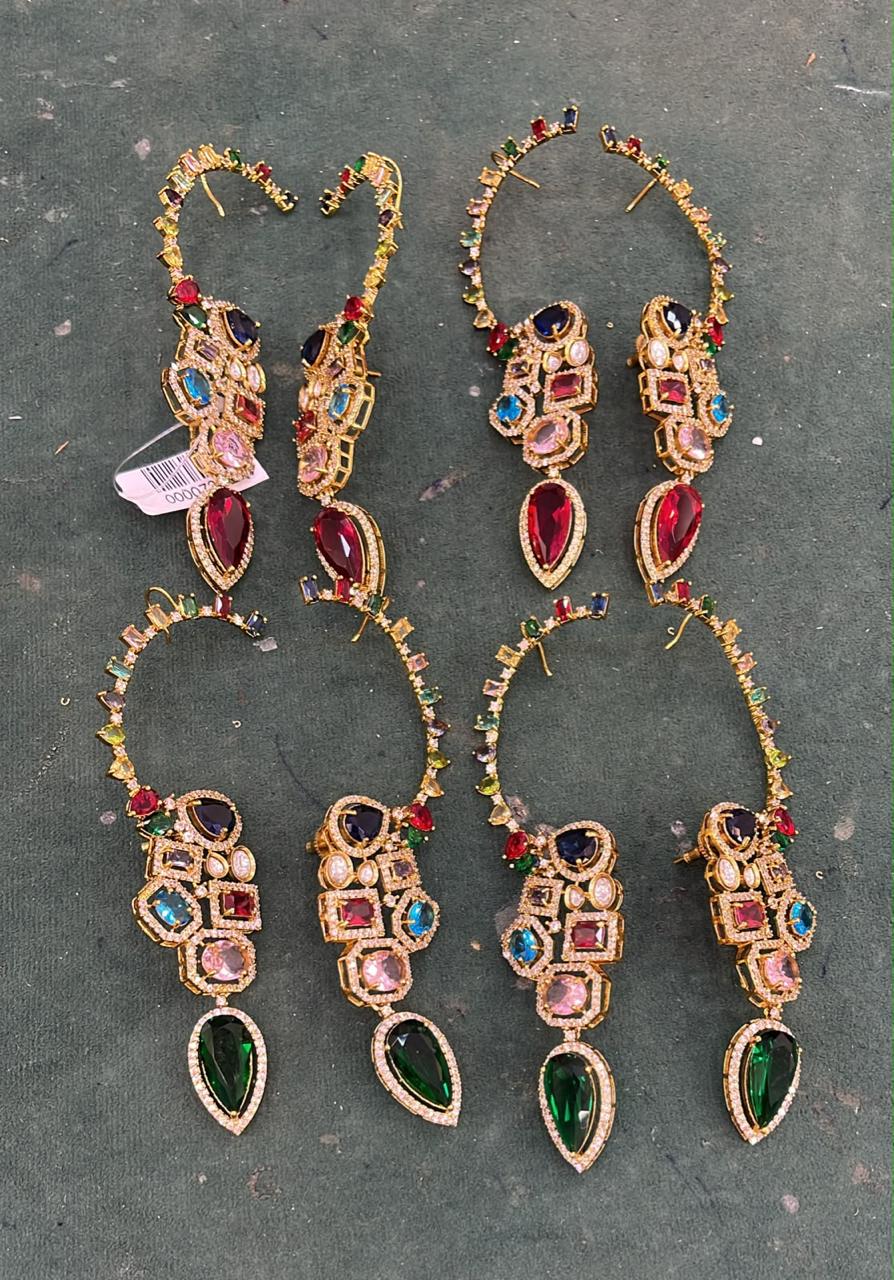 Rihana Semi Precious Stone Earrings