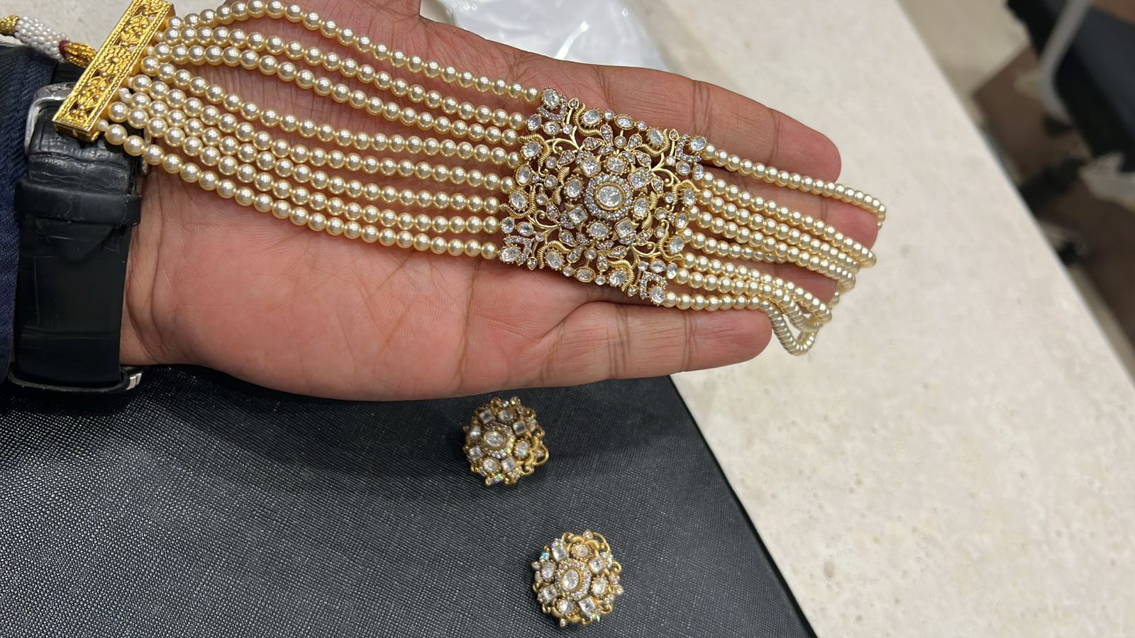 Alia Elegant Polki Choker Set