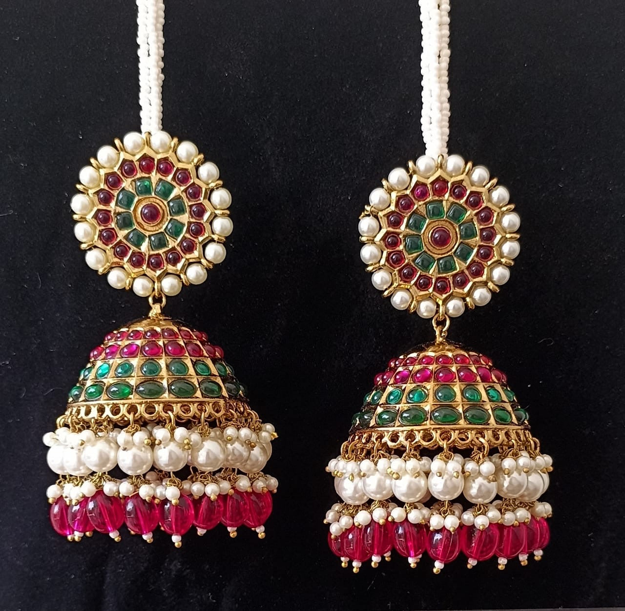 Chandrima Earchain Jhumkas