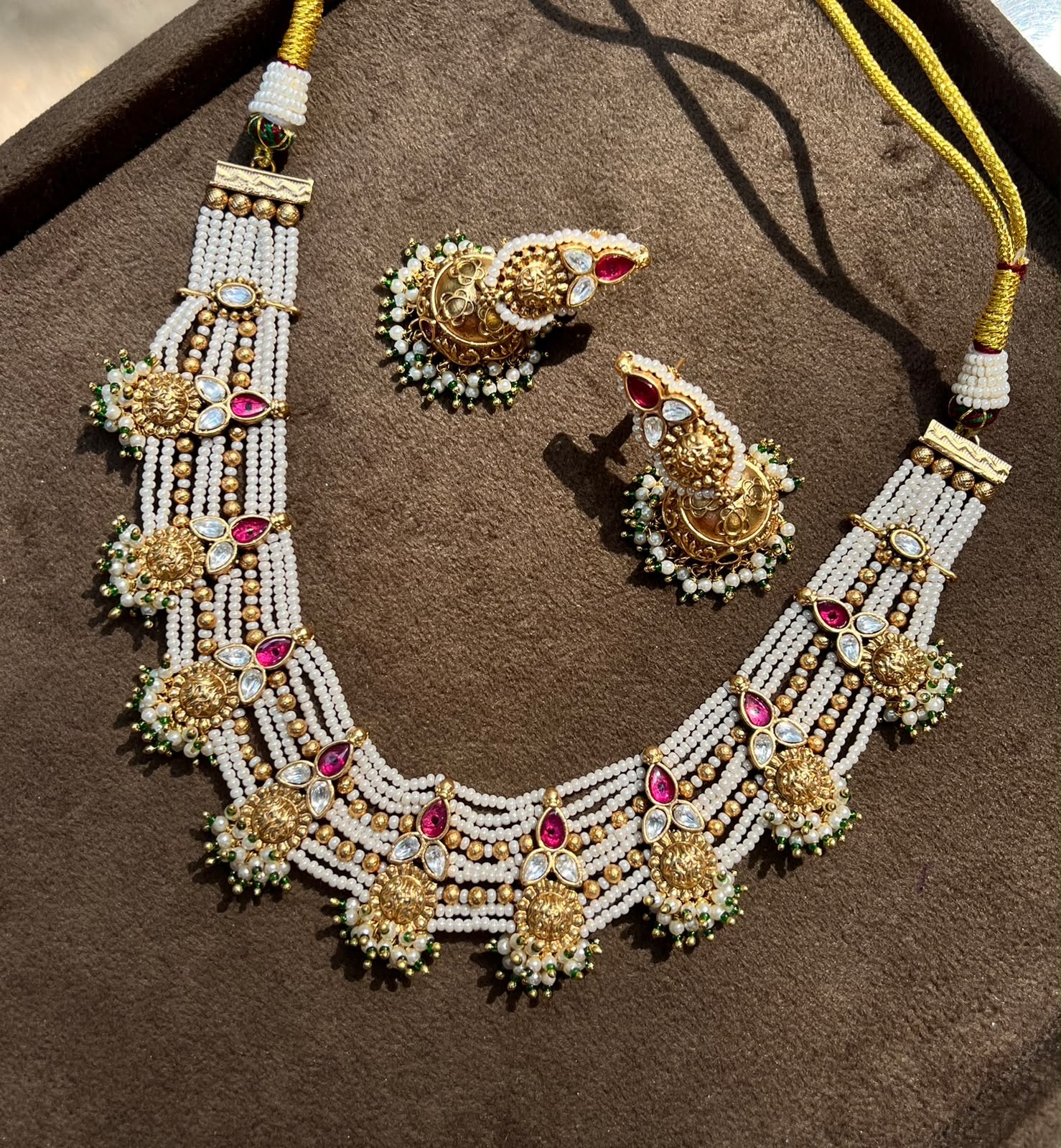 Gopali Temple Gold Set