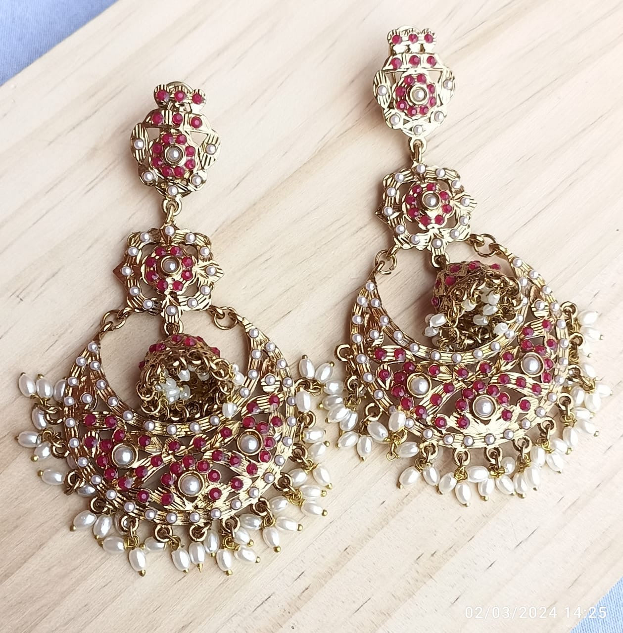 Afrini Chandbali Earrings