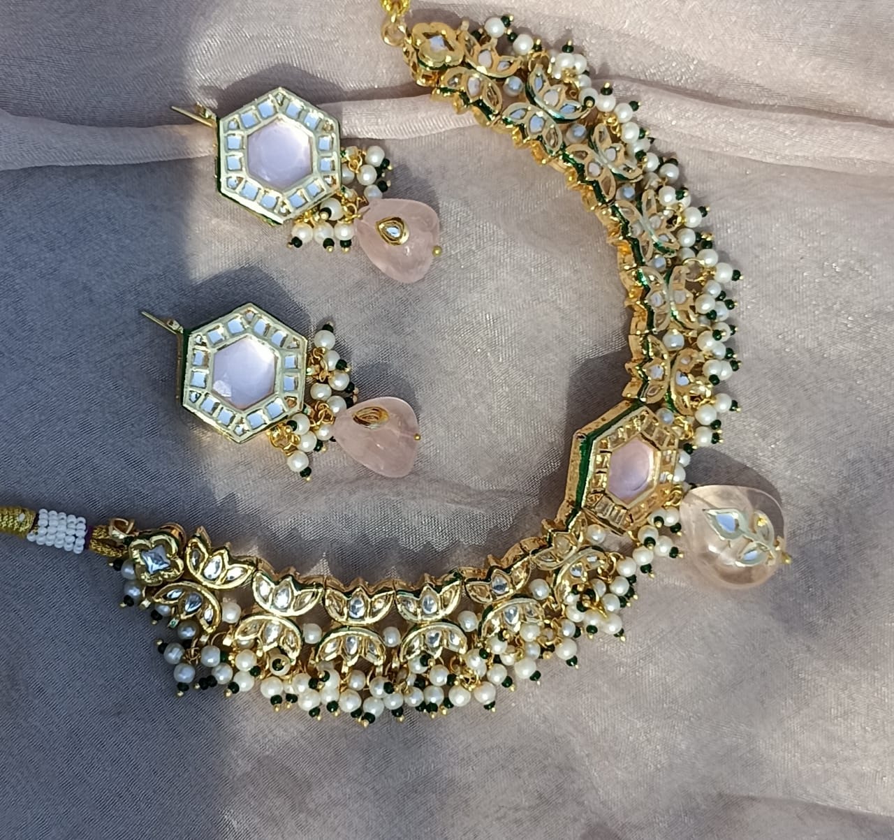 Samiya Kundan Necklace Set