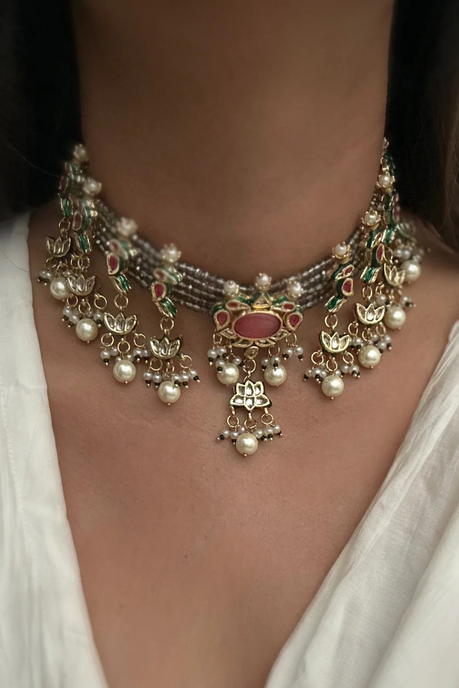 Rooru Kundan Choker Set