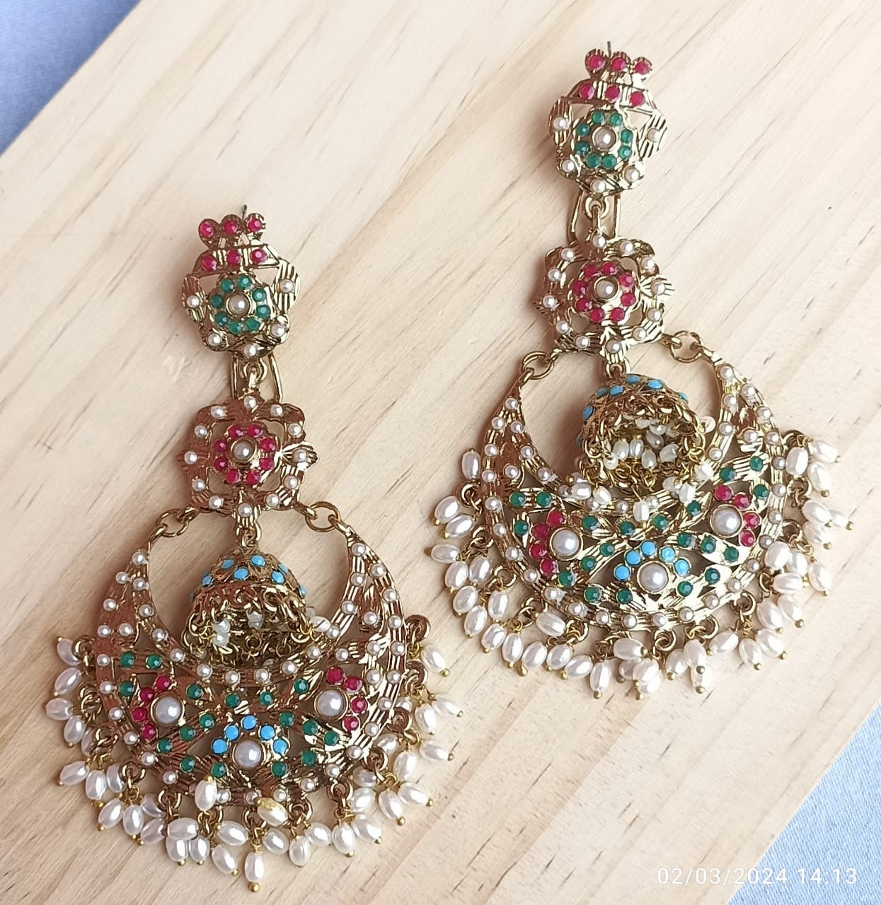 Afrini Chandbali Earrings