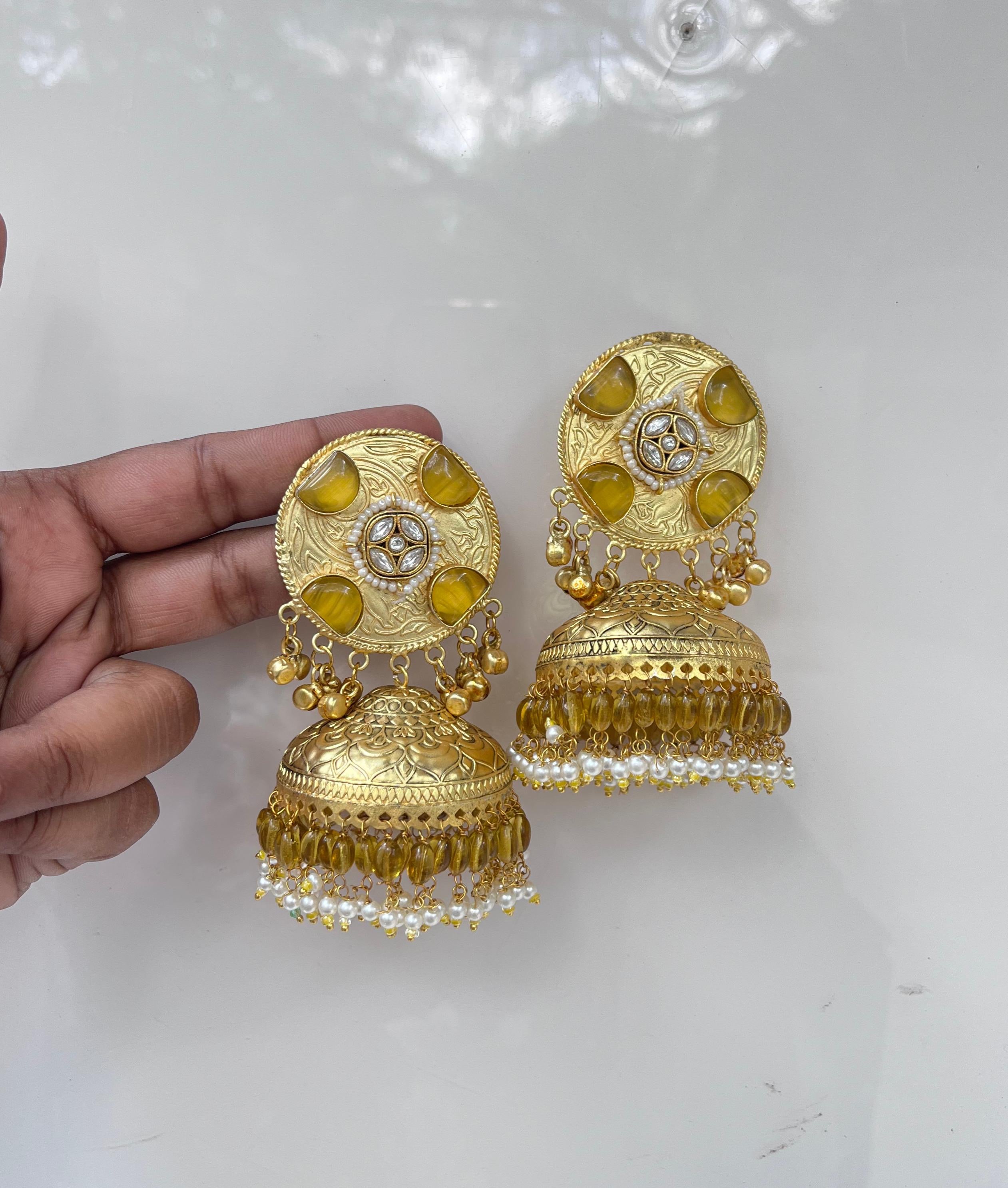Statement Silver Earrings