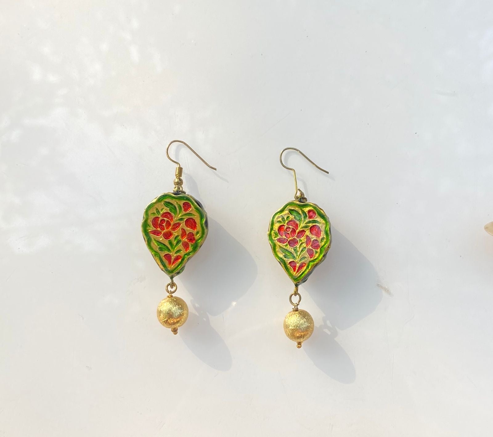 Gold Plated Kundan Earrings