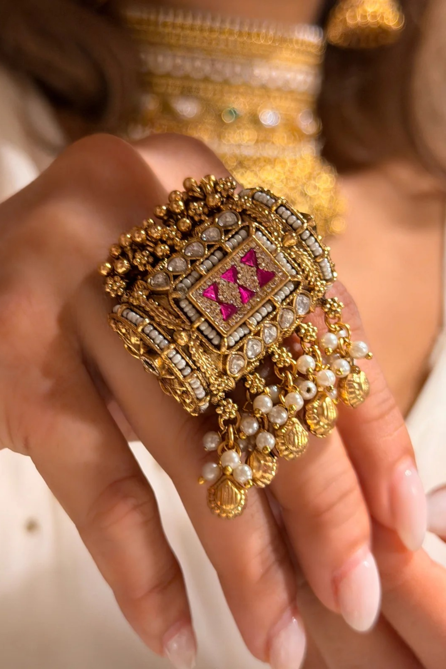 Stunning Polki Ring