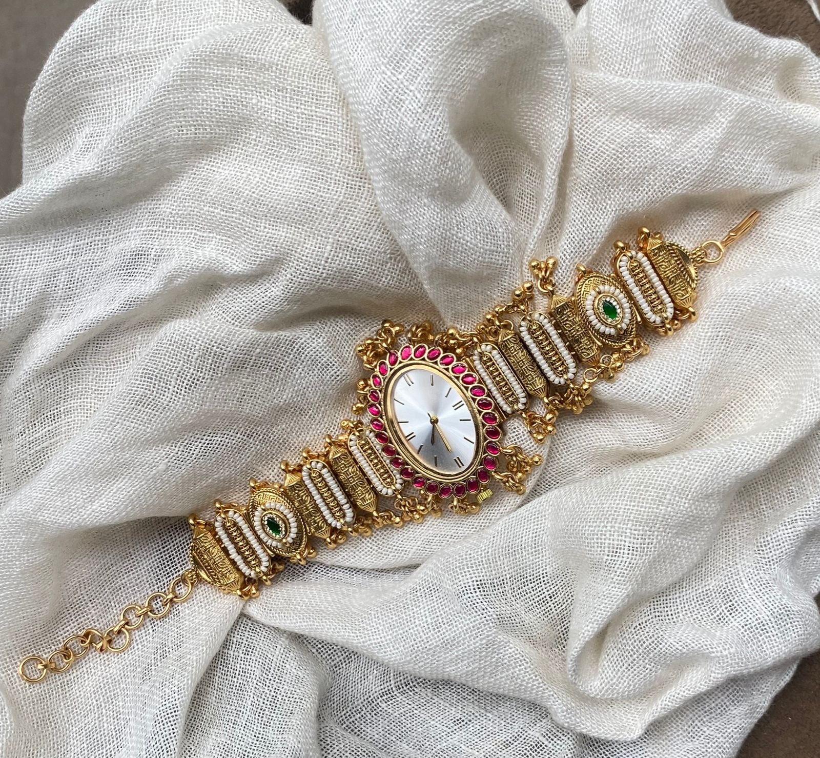 Designer Heritage Kundan Watch