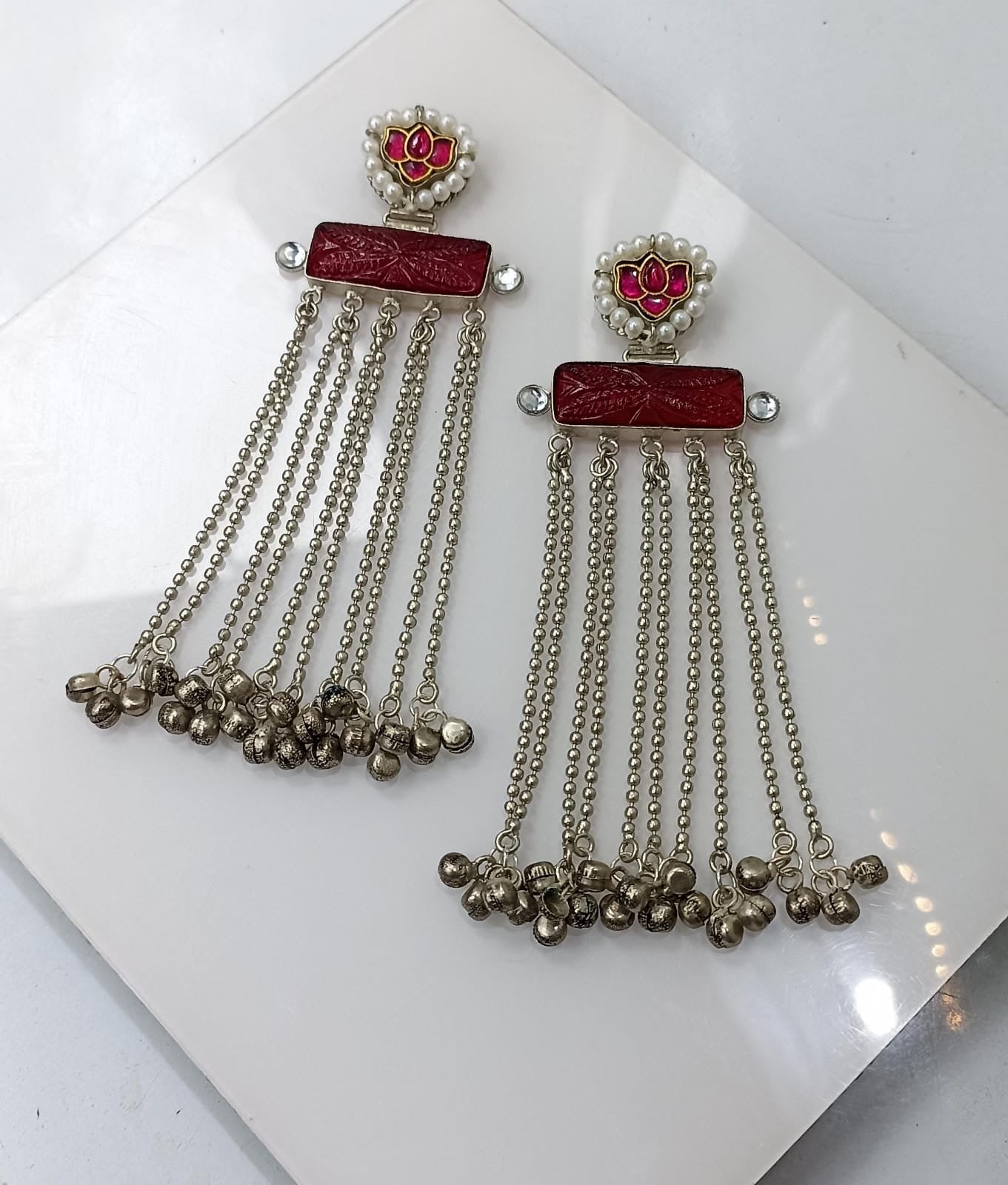 Statement Silver Earrings