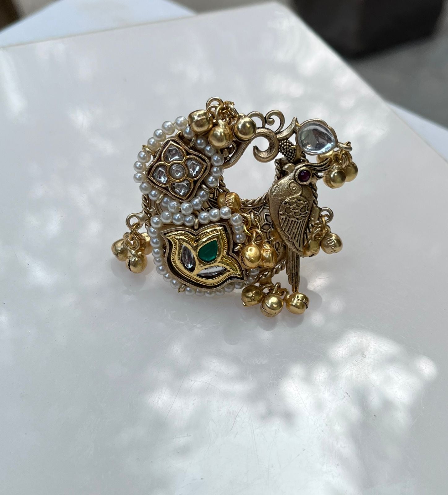 Adjustable Gold-Plated Ring