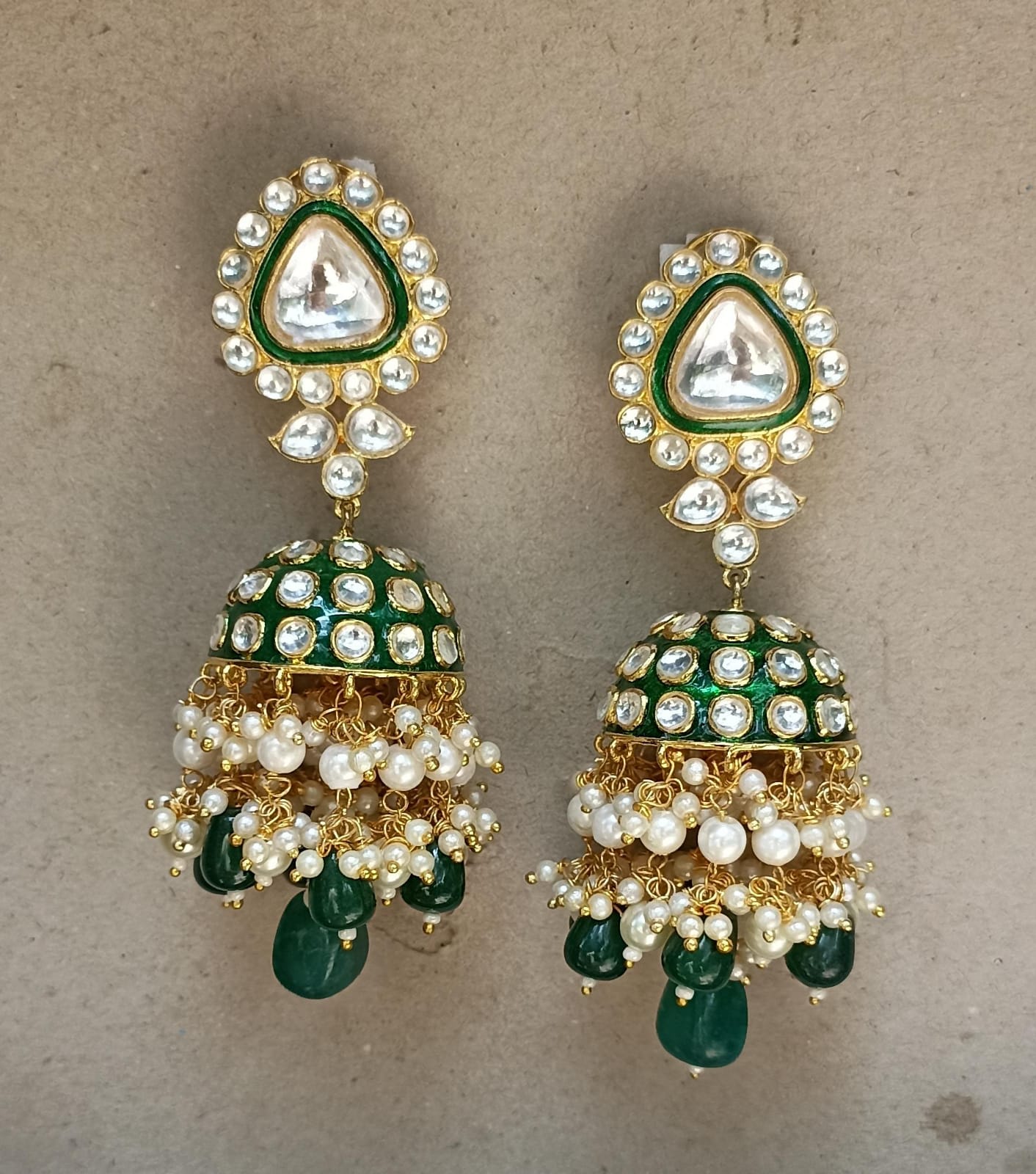 Amirah Polki Jhumki Earrings