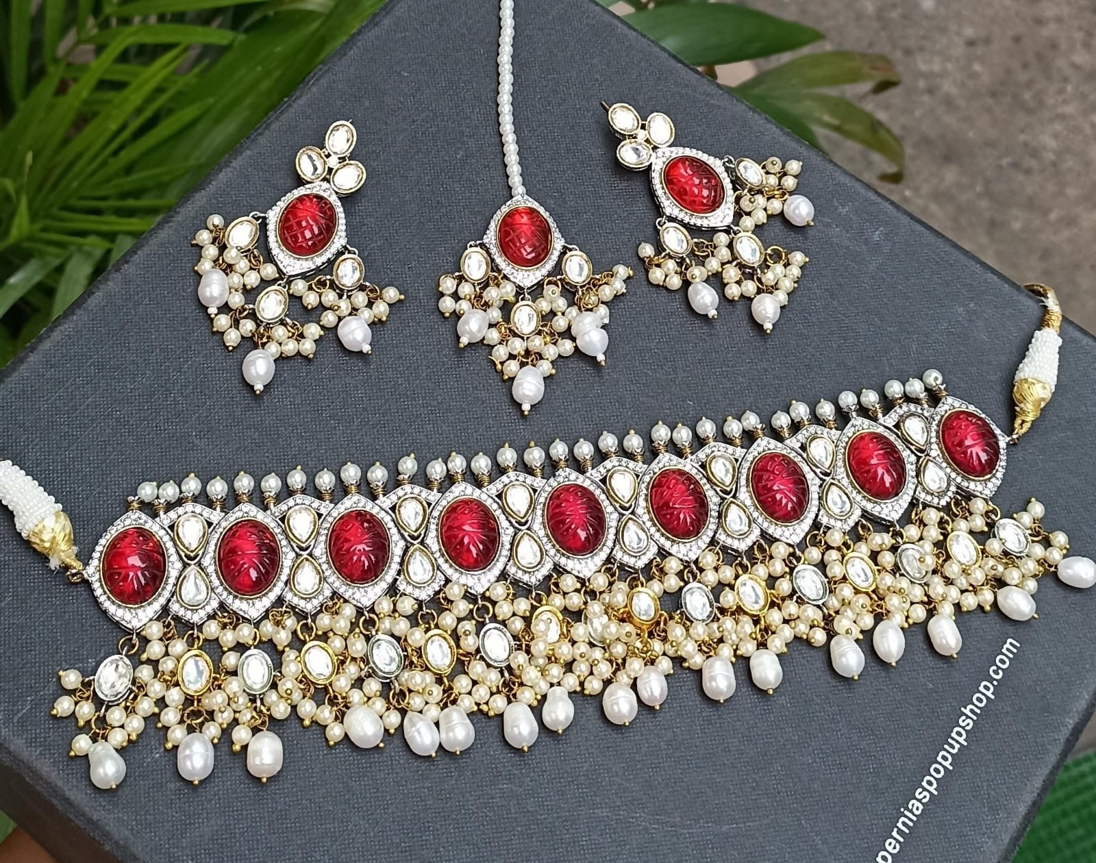 Guneet Polki Kundan Set