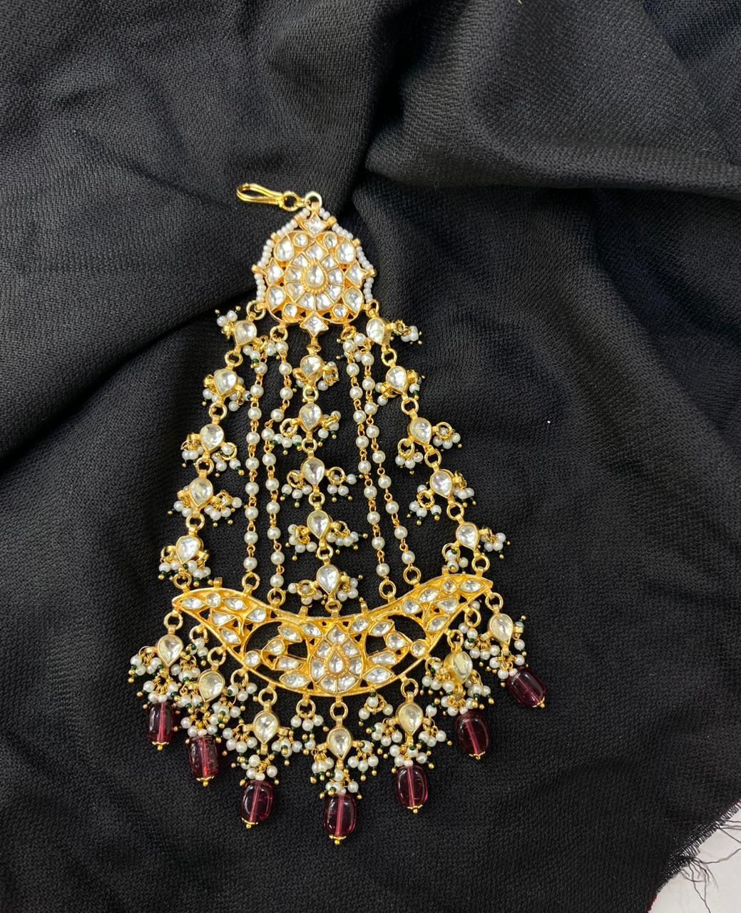 Pachi Kundan Gold Plated Passa