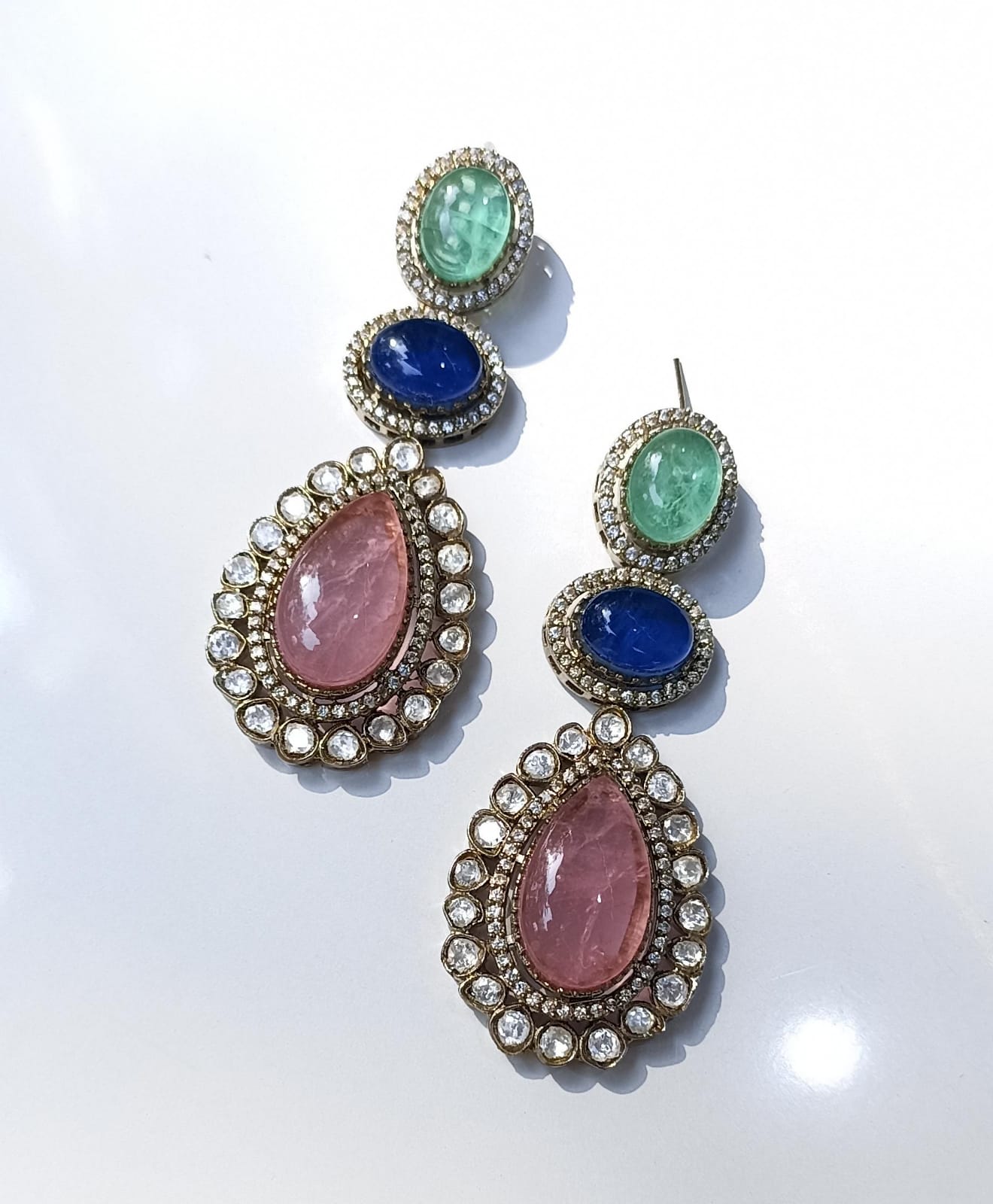 Iyana Victorian Polki Earrings