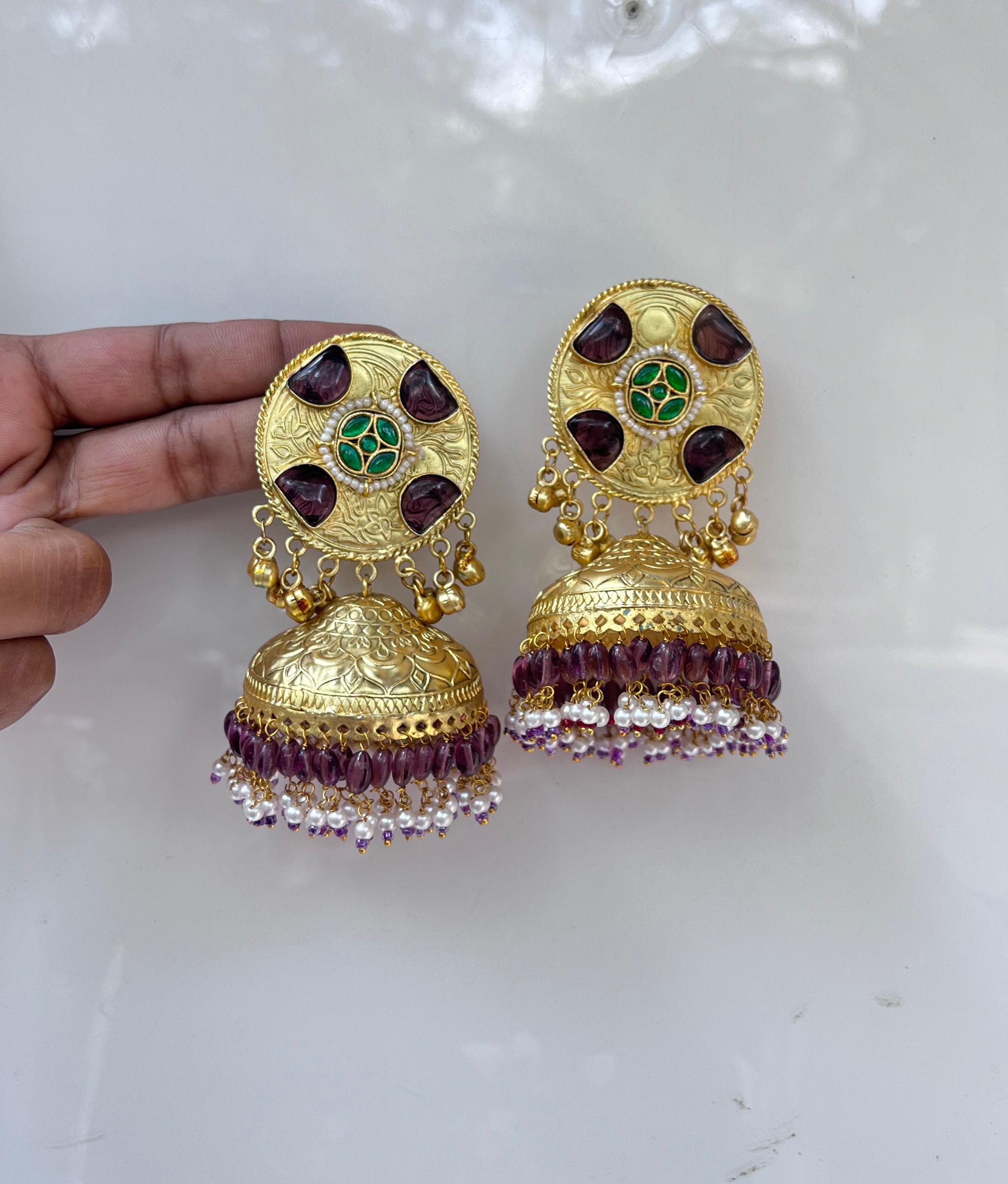 Statement Silver Earrings