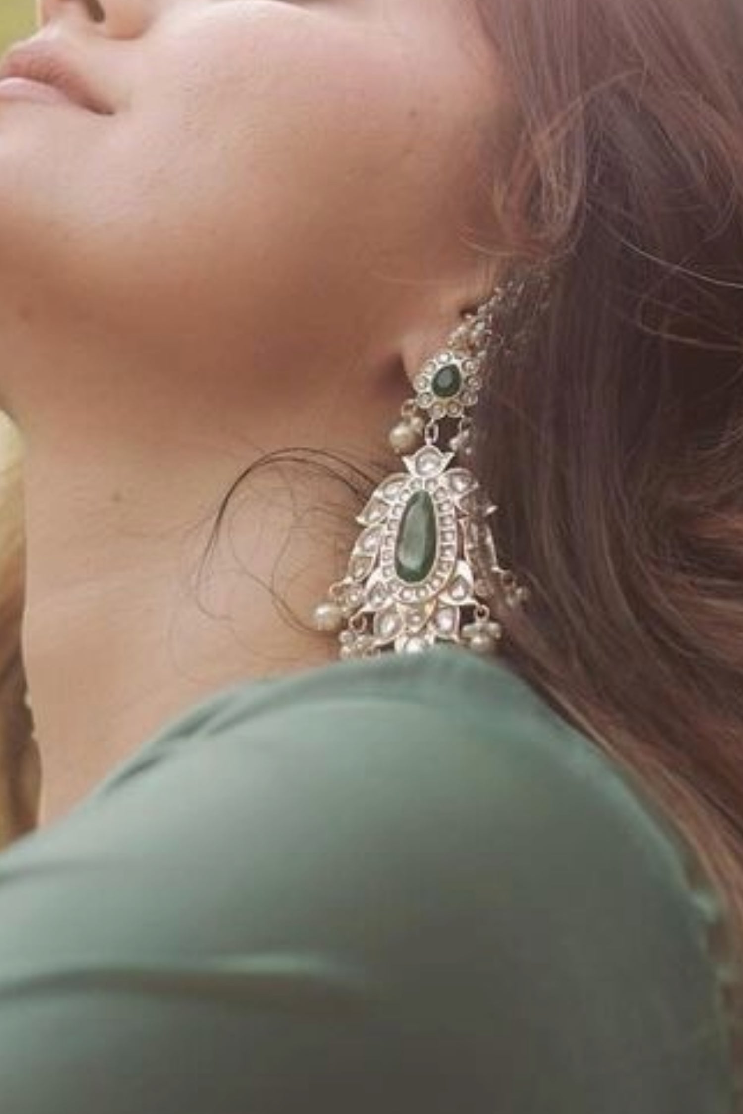 Tatva Polki Kundan Earrings