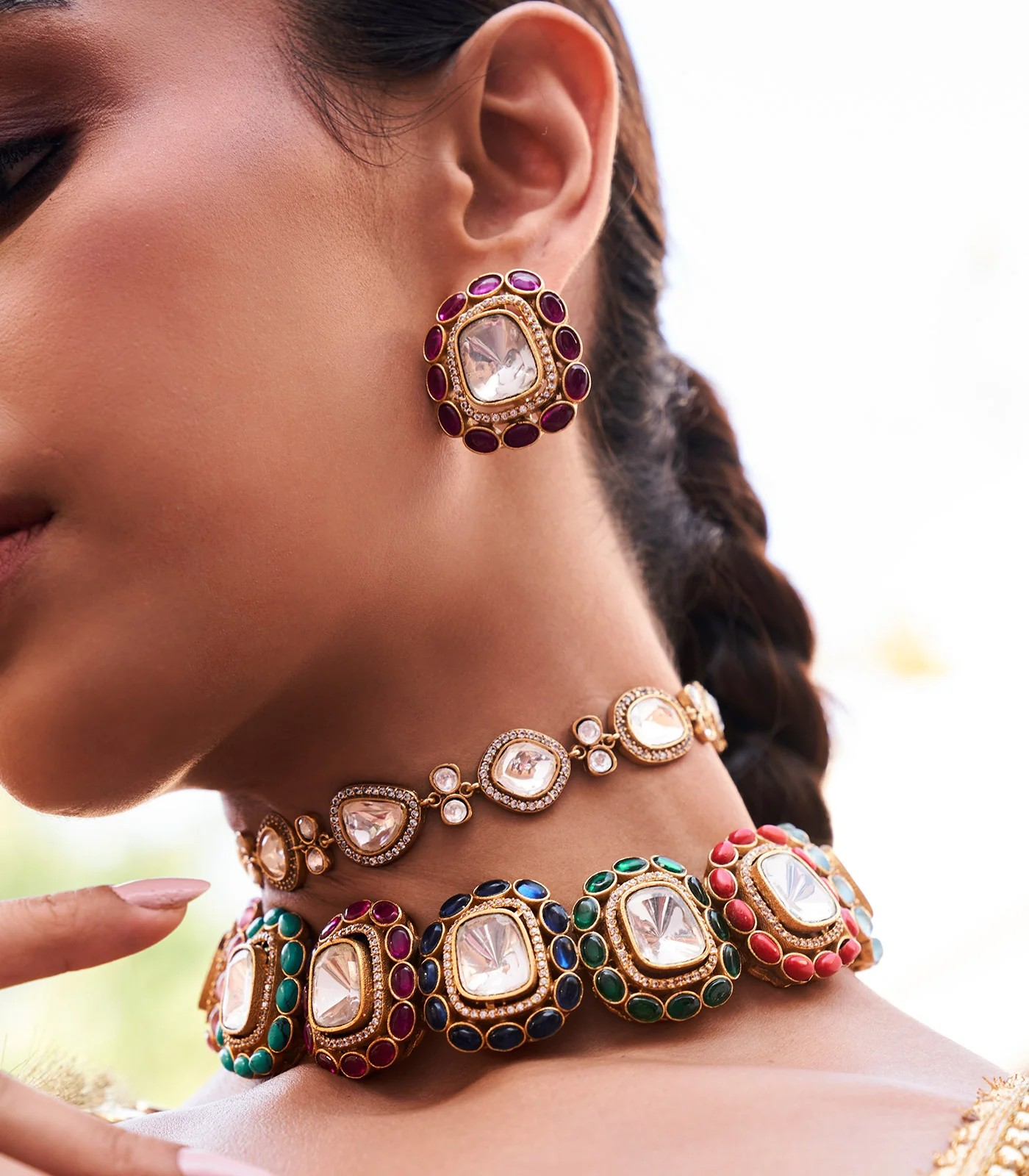 Seeri Polki Choker Set