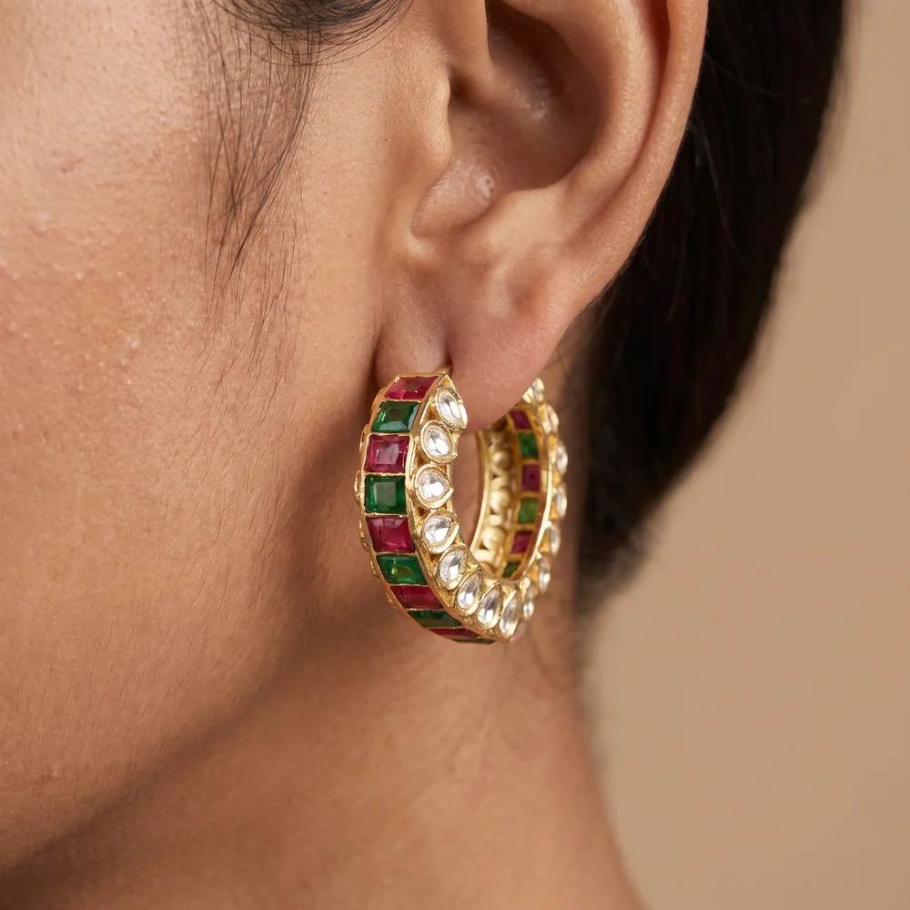 Polki Baali Earrings