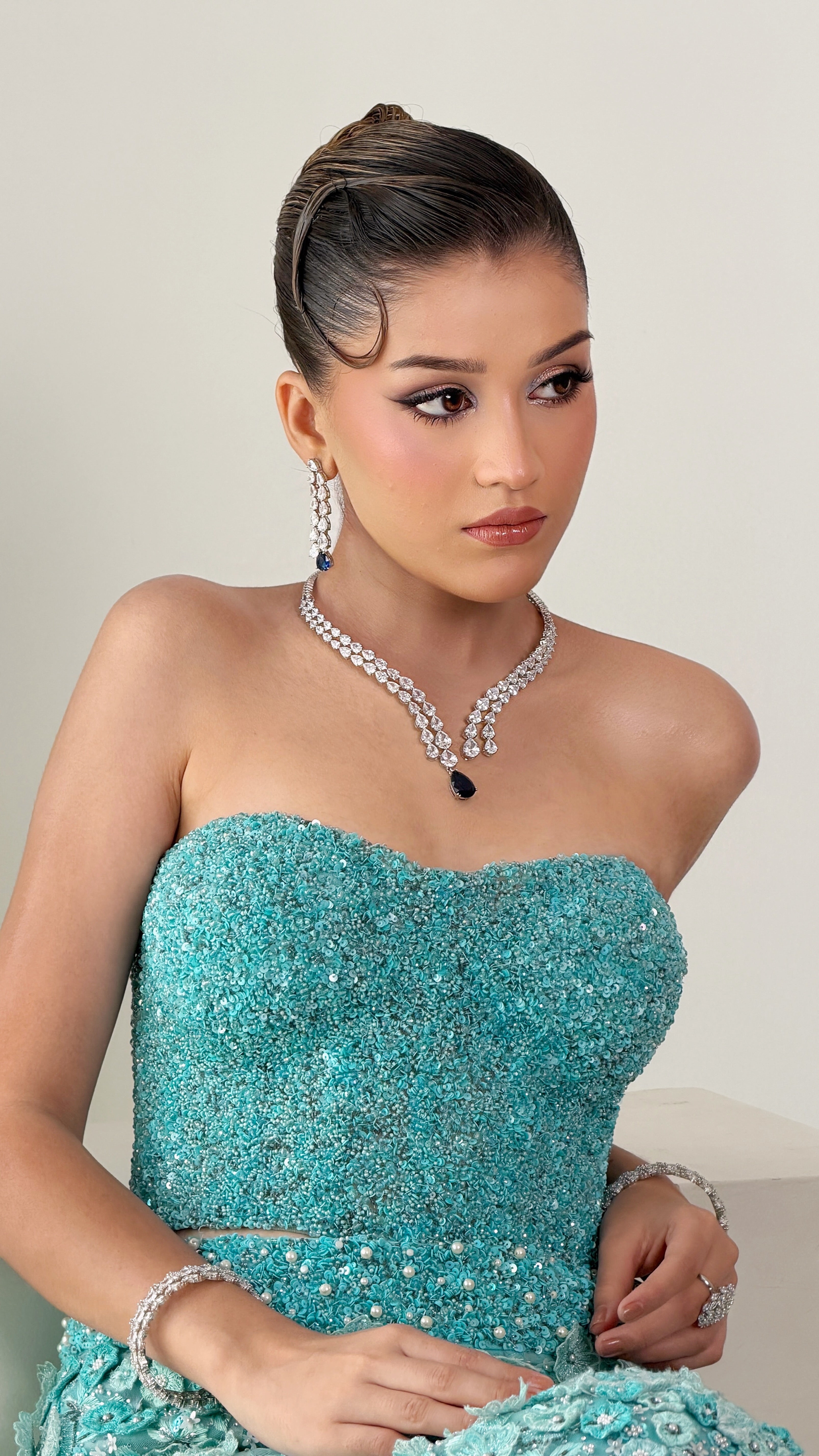 Ireena Diamond Necklace Set