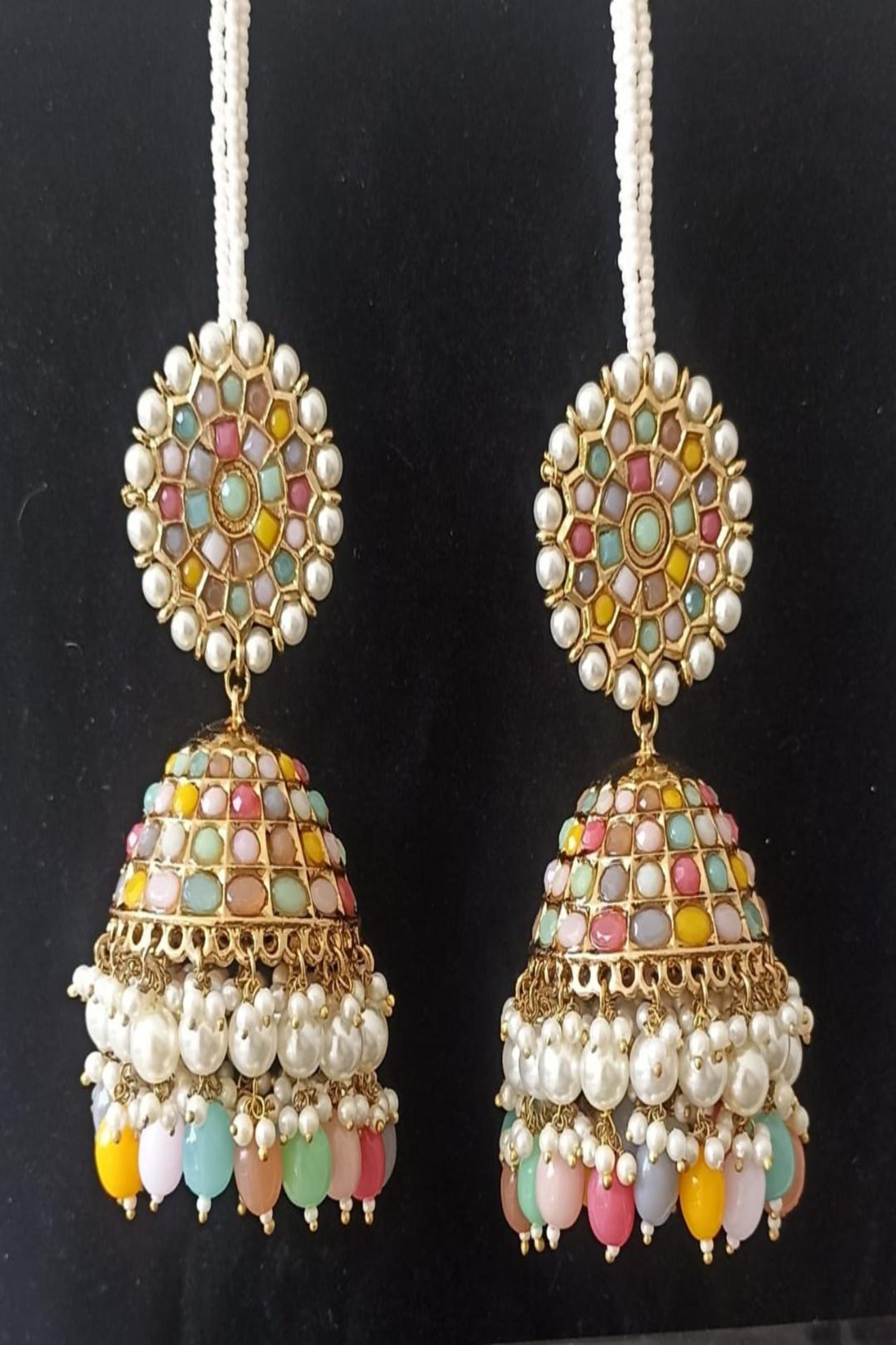 Chandrima Earchain Jhumkas