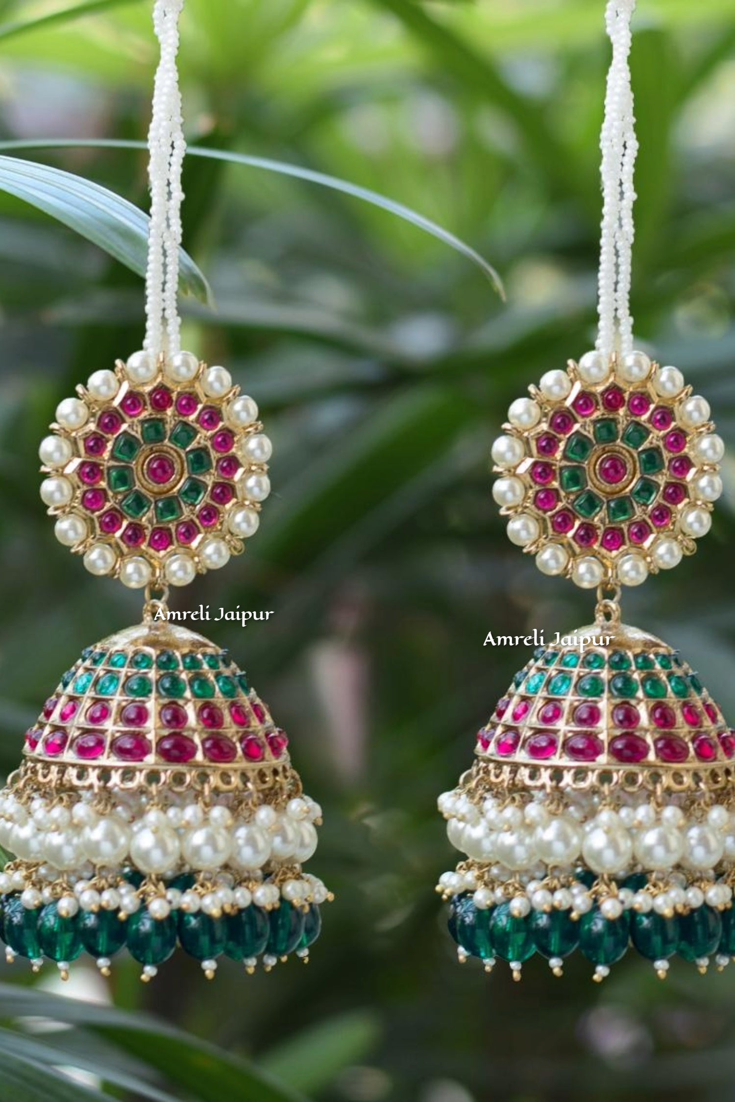 Chandrima Earchain Jhumkas