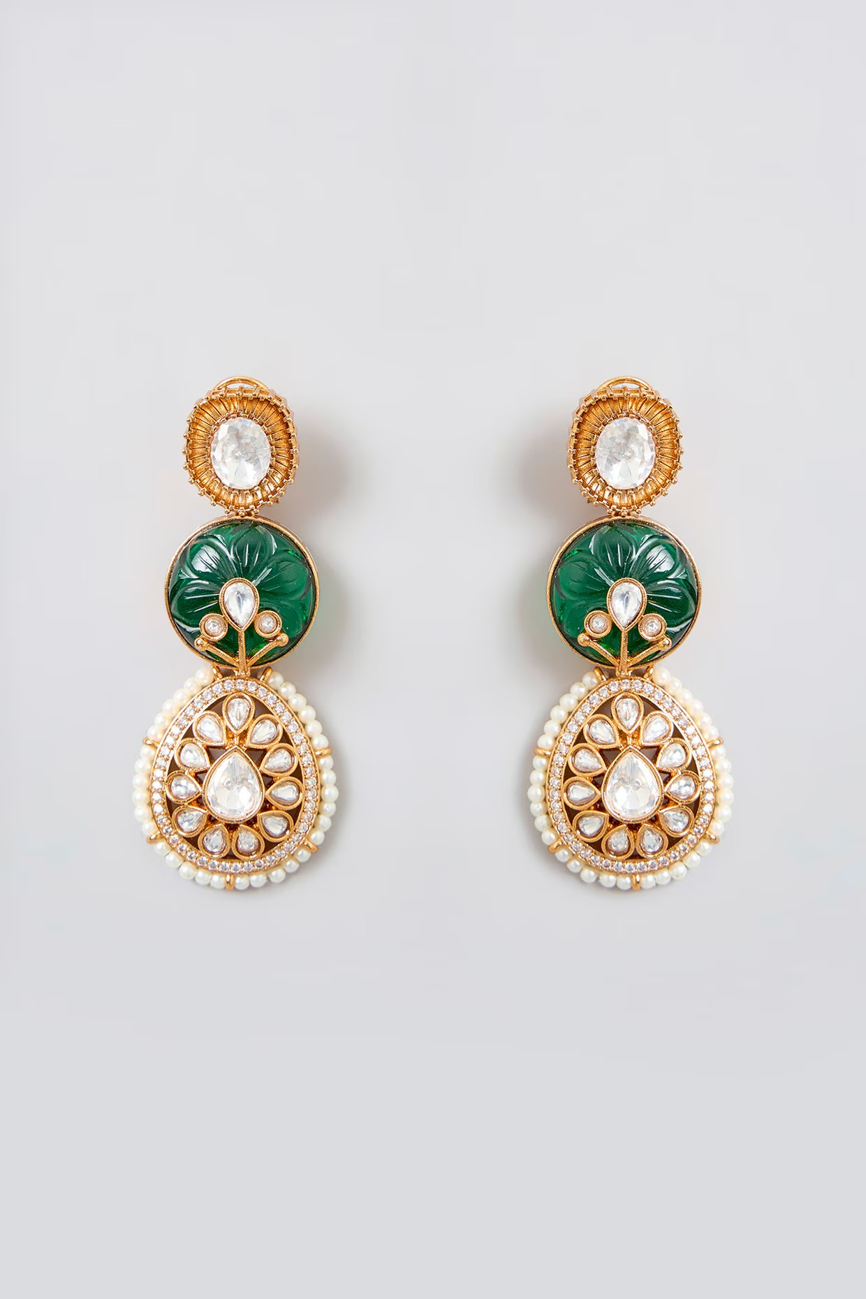 Niahreeka Polki Kundan Set