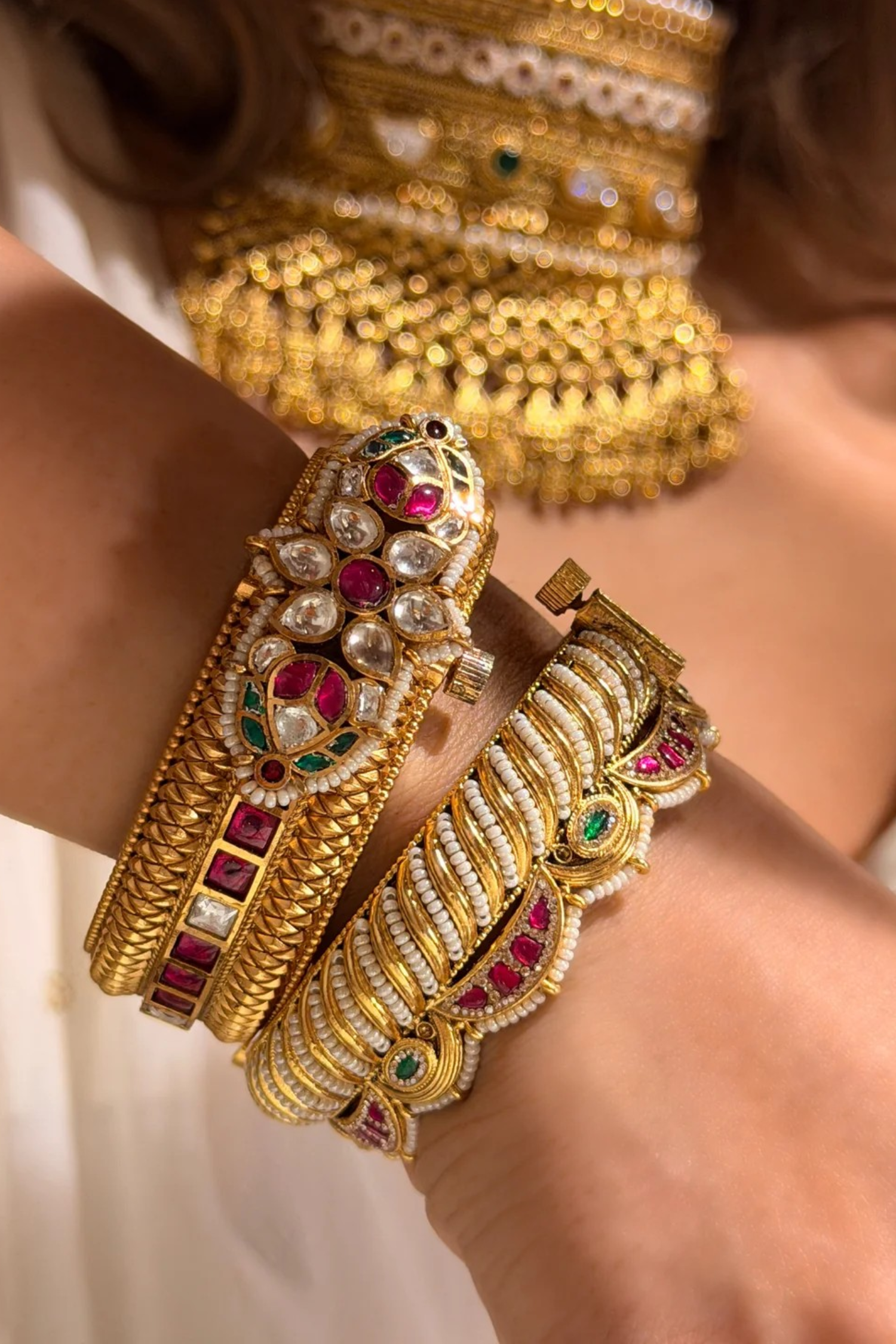 Temple Gold Bangle