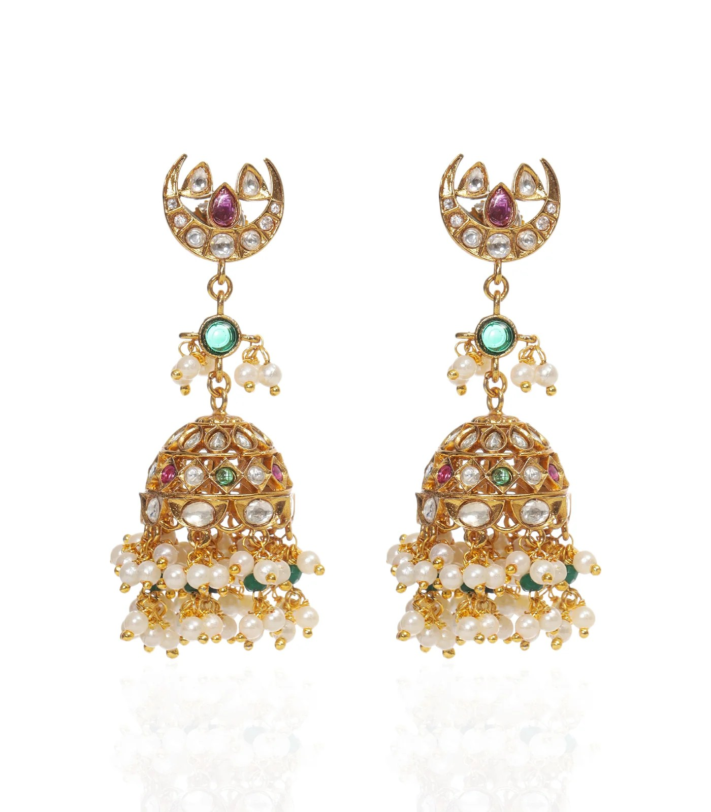 Naadirah Polki Kundan Jhumki